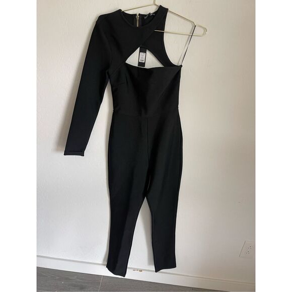 FASHION NOVA Make It Out Bandage Jumpsuit Size Small NWT - Picture 1 of 5